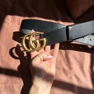 Gucci Marmont double G belt